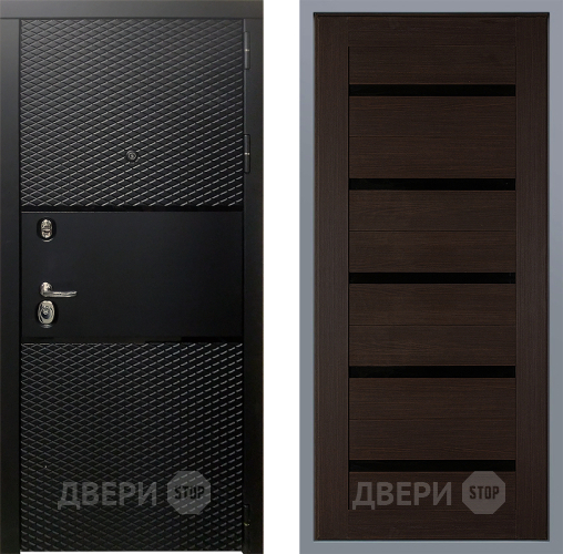 Дверь Заводские двери Тефлон СБ-1 орех тисненый в Электроуглях