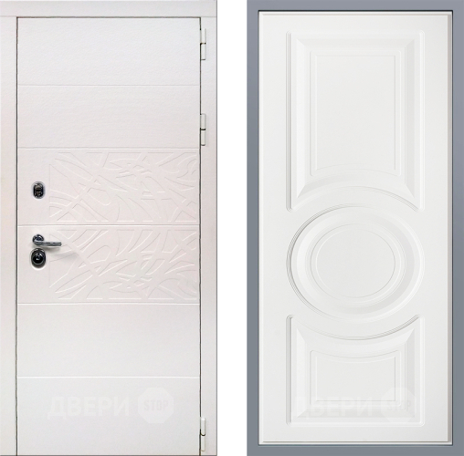 Дверь Заводские двери Дэко Вайт Неаполь Лофт белый в Электроуглях