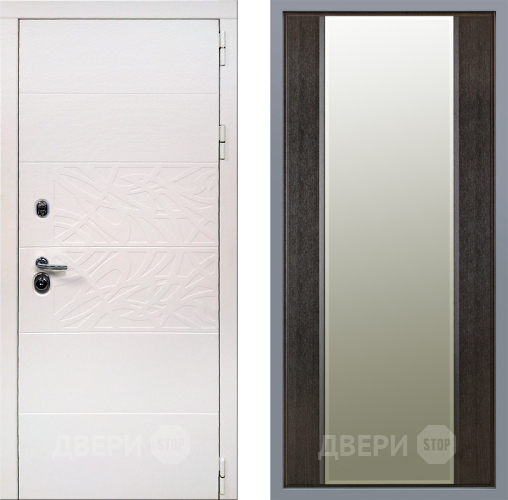 Дверь Заводские двери Дэко Вайт Зеркало Макси Венге в Электроуглях