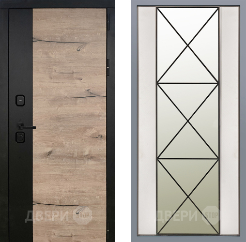 Дверь Заводские двери Ларте Зеркало Перфекто Структурное дерево в Электроуглях