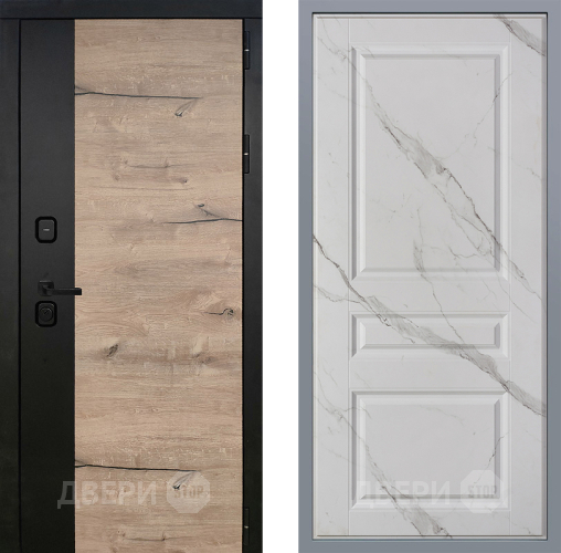 Дверь Заводские двери Ларте Стокгольм Мрамор белый в Электроуглях