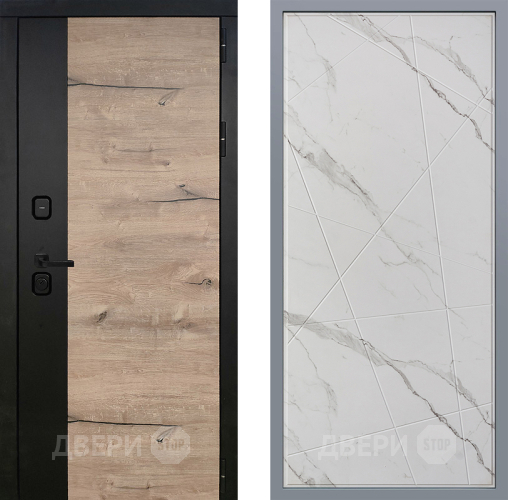 Дверь Заводские двери Ларте Флитта Мрамор белый в Электроуглях