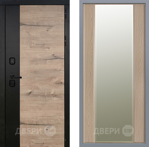 Дверь Заводские двери Ларте Зеркало Макси Беленый дуб в Электроуглях