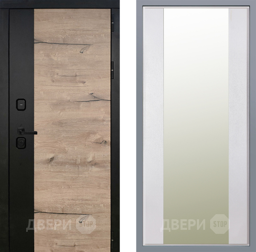 Дверь Заводские двери Ларте Зеркало Макси Белый шелк в Электроуглях