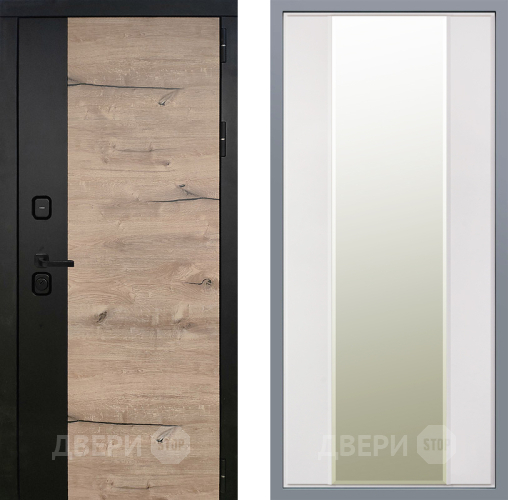 Дверь Заводские двери Ларте Зеркало Макси Белый матовый в Электроуглях