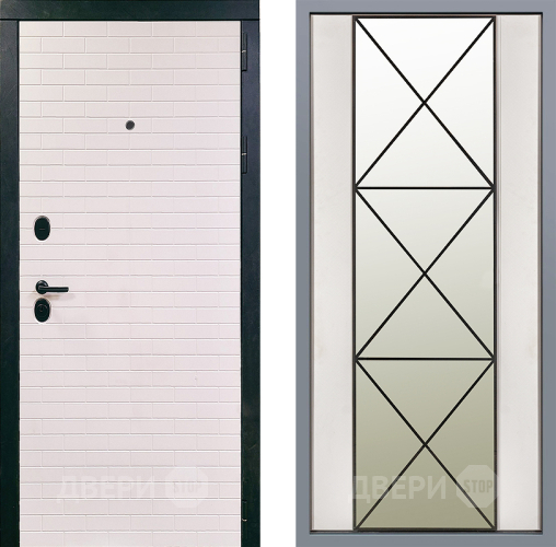 Дверь Заводские двери Сохо Зеркало Перфекто Структурное дерево в Электроуглях