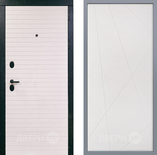 Дверь Заводские двери Сохо Флитта Белый софт в Электроуглях