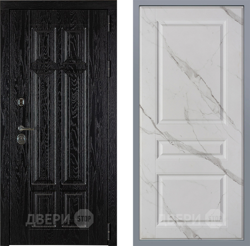 Дверь Заводские двери Мюнхен Стокгольм Мрамор белый в Электроуглях