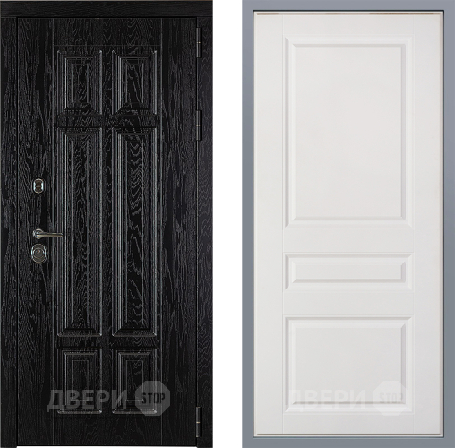 Дверь Заводские двери Мюнхен Стокгольм Белый софт в Электроуглях