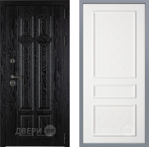 Дверь Заводские двери Мюнхен Урбино Белый софт в Электроуглях