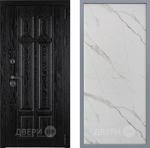 Дверь Заводские двери Мюнхен Флитта Мрамор белый в Электроуглях