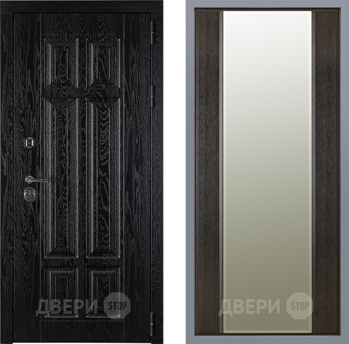 Дверь Заводские двери Мюнхен Зеркало Макси Венге в Электроуглях