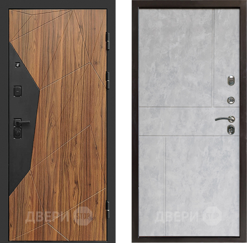 Входная металлическая Дверь Престиж Avangard Горизонт Бетон светлый в Электроуглях