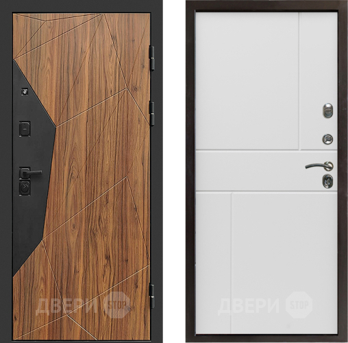 Входная металлическая Дверь Престиж Avangard Горизонт Бетон белый в Электроуглях