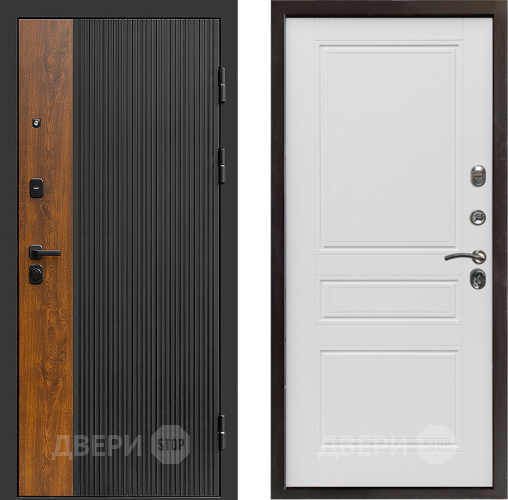 Входная металлическая Дверь Престиж Prestizh Классика Лиственница белая в Электроуглях