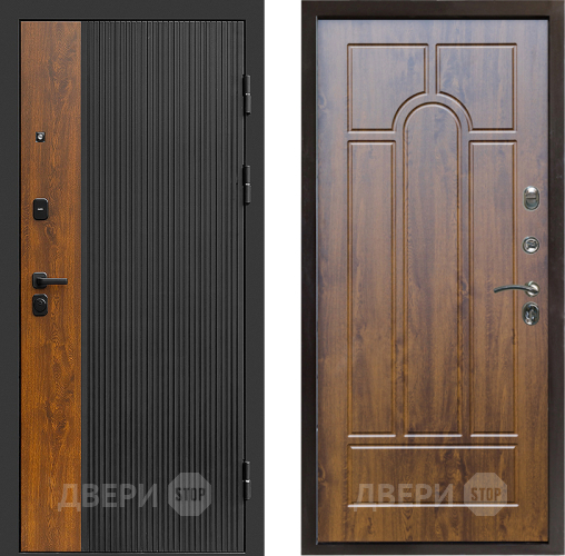 Входная металлическая Дверь Престиж Prestizh Арка Дуб в Электроуглях