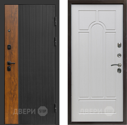 Входная металлическая Дверь Престиж Prestizh Арка Лиственница белая в Электроуглях