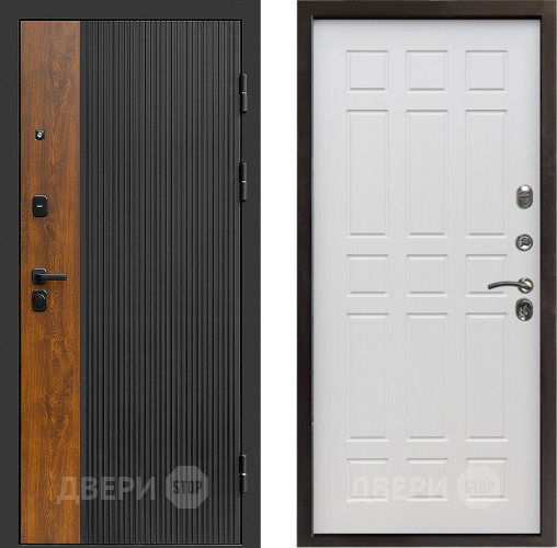 Входная металлическая Дверь Престиж Prestizh Спарта Лиственница белая в Электроуглях