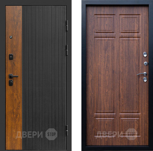 Входная металлическая Дверь Престиж Prestizh Премиум Орех темный в Электроуглях
