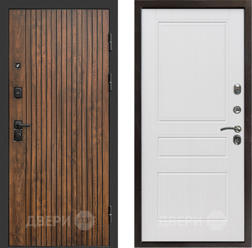 Входная металлическая Дверь Престиж Tvist Классика Белое дерево в Электроуглях