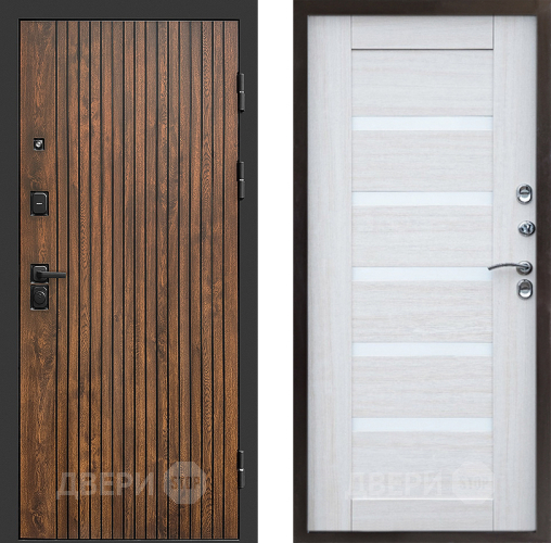 Входная металлическая Дверь Престиж Tvist Царга Лиственница белая в Электроуглях