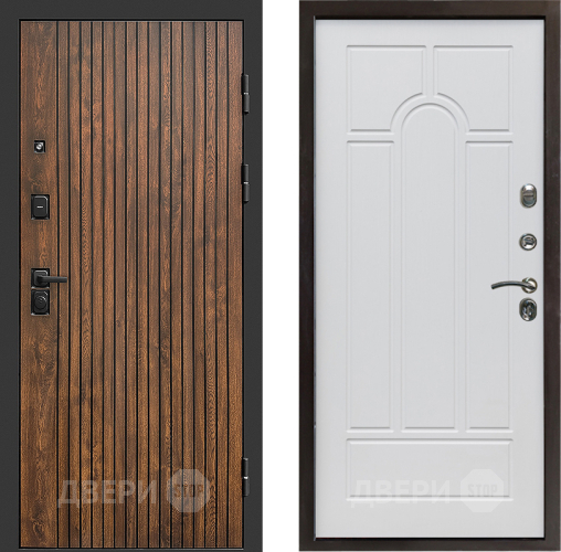 Входная металлическая Дверь Престиж Tvist Арка Белое дерево в Электроуглях