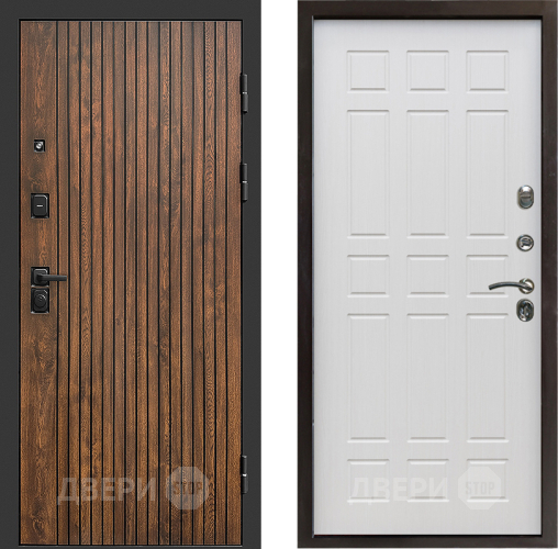 Входная металлическая Дверь Престиж Tvist Спарта Лиственница белая в Электроуглях