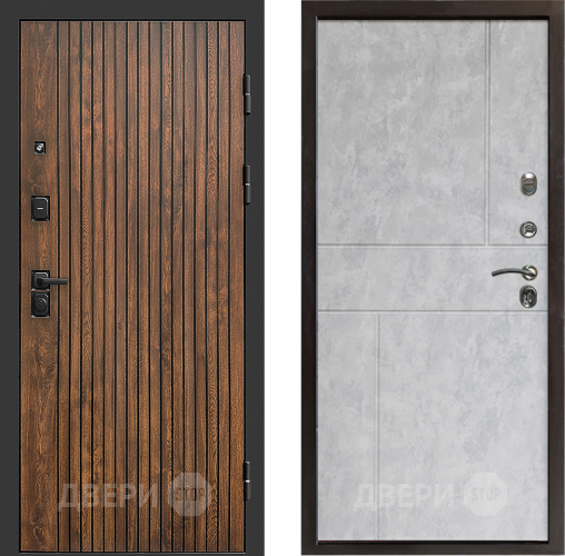 Входная металлическая Дверь Престиж Tvist Горизонт Бетон светлый в Электроуглях