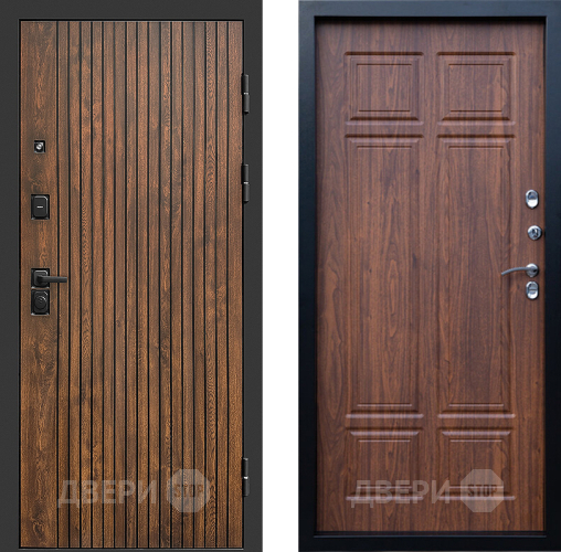 Входная металлическая Дверь Престиж Tvist Премиум Орех темный в Электроуглях