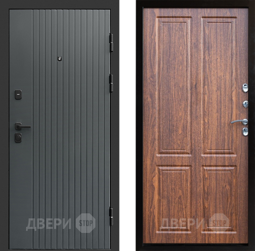 Входная металлическая Дверь Престиж Tvist Grey Премиум Орех светлый в Электроуглях
