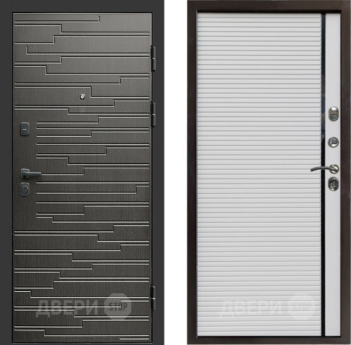 Входная металлическая Дверь Престиж Rivera Porte Белый в Электроуглях