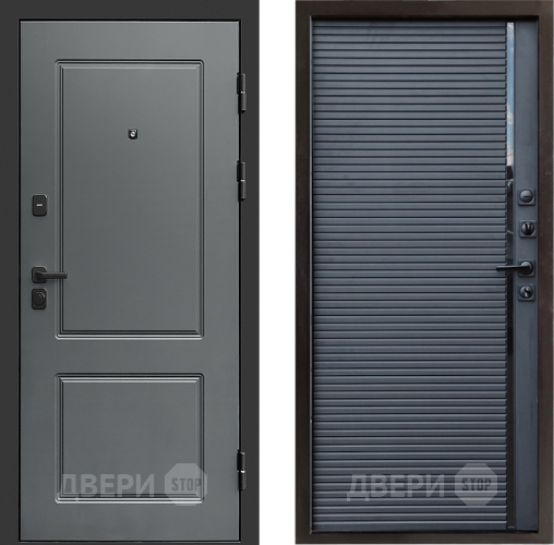 Входная металлическая Дверь Престиж Verona Porte Черный кварц в Электроуглях