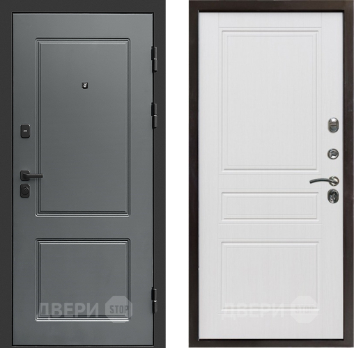 Входная металлическая Дверь Престиж Verona Классика Белое дерево в Электроуглях