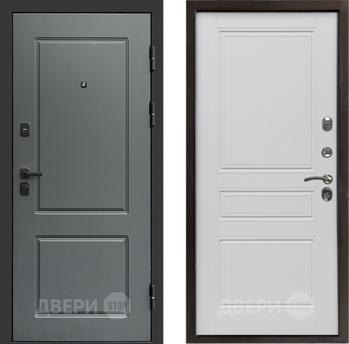 Входная металлическая Дверь Престиж Verona Классика Белый матовый в Электроуглях