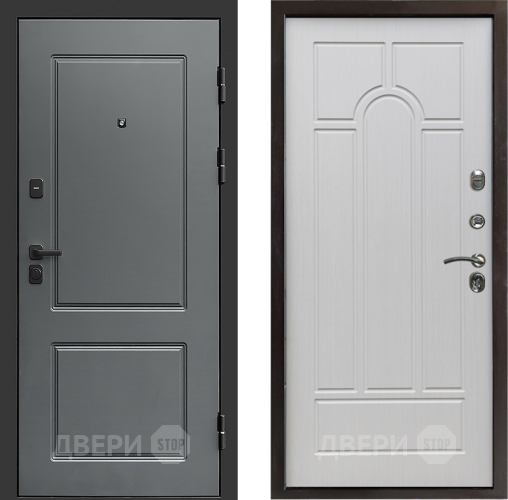 Входная металлическая Дверь Престиж Verona Арка Лиственница белая в Электроуглях