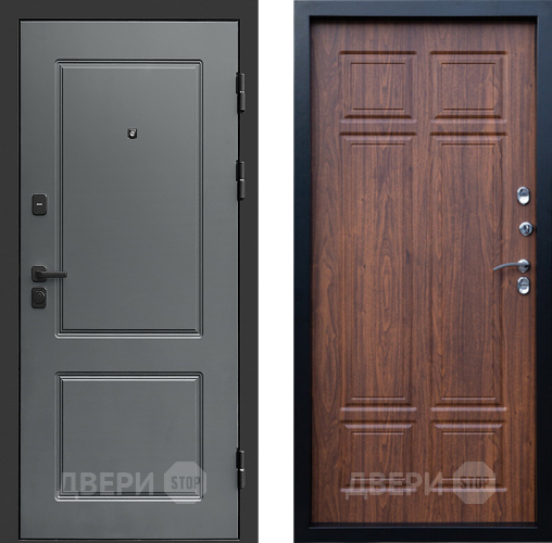 Входная металлическая Дверь Престиж Verona Премиум Орех темный в Электроуглях