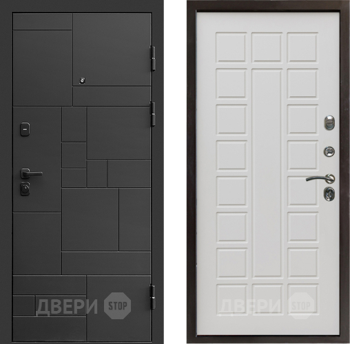 Входная металлическая Дверь Престиж Kvadro Престиж Бежевый мат в Электроуглях