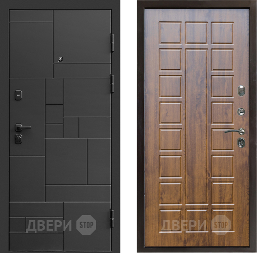 Входная металлическая Дверь Престиж Kvadro Престиж Дуб в Электроуглях