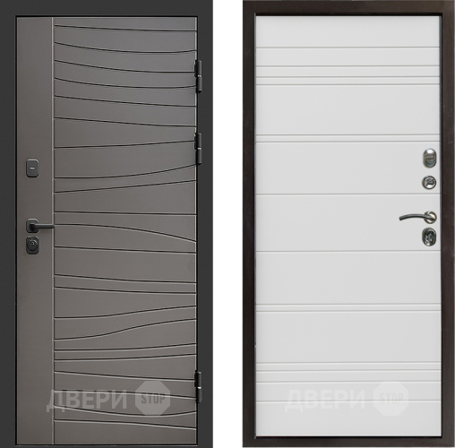 Входная металлическая Дверь Престиж Siciliya Line Белый в Электроуглях