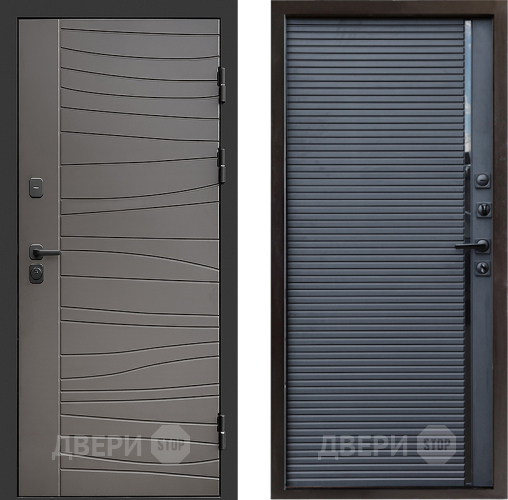 Входная металлическая Дверь Престиж Siciliya Porte Черный кварц в Электроуглях