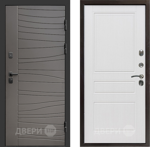 Входная металлическая Дверь Престиж Siciliya Классика Белое дерево в Электроуглях