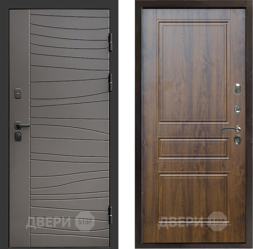 Входная металлическая Дверь Престиж Siciliya Классика Дуб в Электроуглях