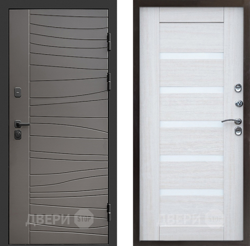 Входная металлическая Дверь Престиж Siciliya Царга Лиственница белая в Электроуглях