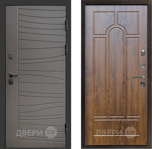 Входная металлическая Дверь Престиж Siciliya Арка Дуб в Электроуглях