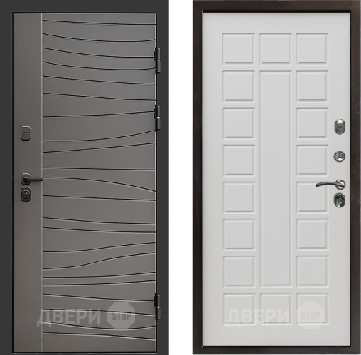 Входная металлическая Дверь Престиж Siciliya Престиж Бежевый мат в Электроуглях