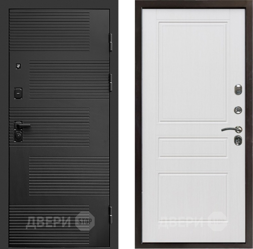 Входная металлическая Дверь Престиж Favorit Классика Белое дерево в Электроуглях