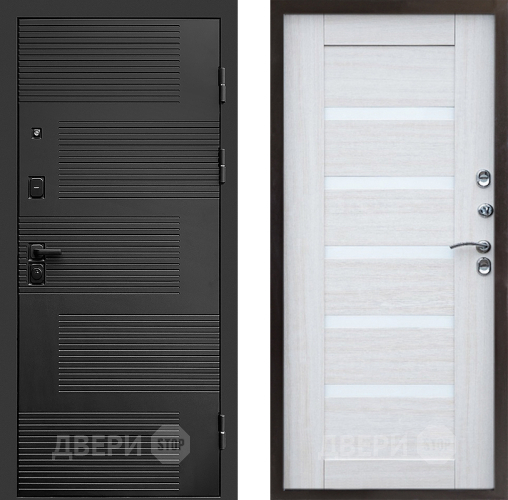 Входная металлическая Дверь Престиж Favorit Царга Лиственница белая в Электроуглях