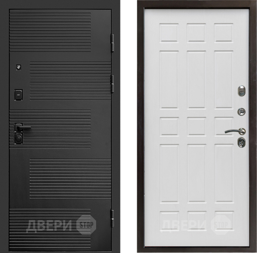 Входная металлическая Дверь Престиж Favorit Спарта Белое дерево в Электроуглях