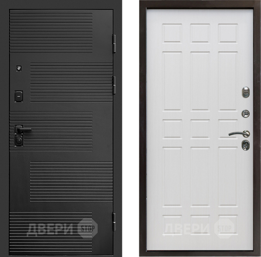 Входная металлическая Дверь Престиж Favorit Спарта Лиственница белая в Электроуглях