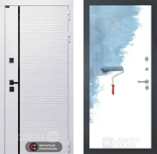 Входная металлическая Дверь Лабиринт (LABIRINT) Royal 28 Под покраску в Электроуглях